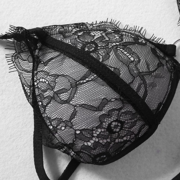 Beach Bunny Micro Powder Lace Overlay Bikini - Picture 4 of 9